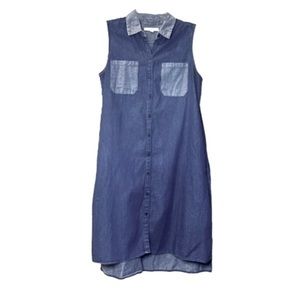 Chambray Shirt Dress